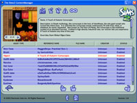 The Sims 2 Content Manager from Electronic Arts